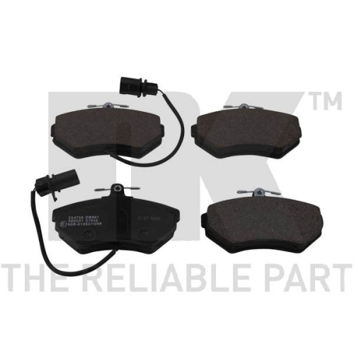 Bremsscheibe NK 204762 f&uuml;r AUDI SEAT SKODA VW, Hinterachse, Vorderachse