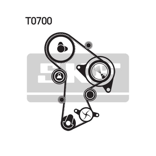 Zahnriemensatz SKF VKMA 01269 f&uuml;r AUDI DODGE FORD MITSUBISHI SEAT SKODA VW JEEP