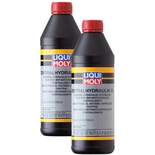 Liqui Moly 2x 1L Zentralhydraulik&ouml;l 1127 &Ouml;l Vollsynthetisch Motor&ouml;l Service Fahr
