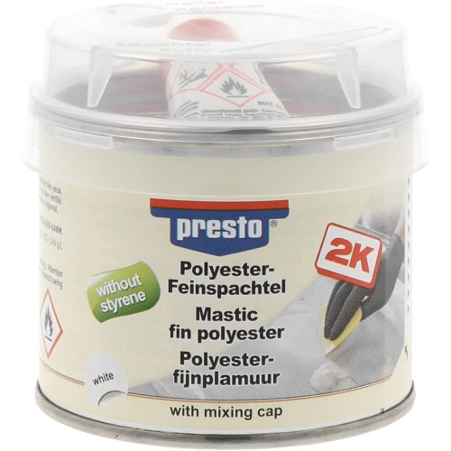 Presto Feinspachtel 1x250g 443664 Styrolfrei Polyester Haftung Polyesterharz