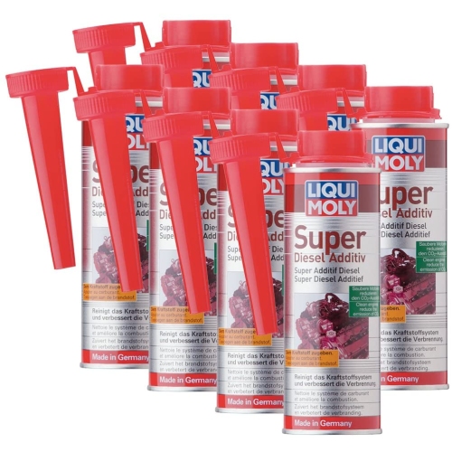 Liqui Moly 8x 5120 Super Diesel Additiv Kraftstoff Zusatz 250ml Service