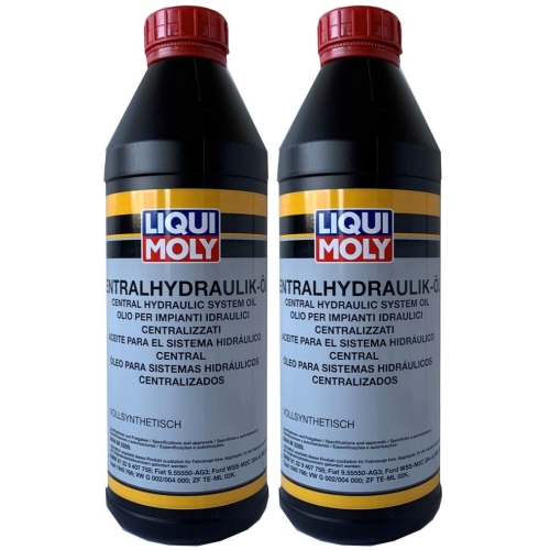 Liqui Moly 2x 1L Hydraulik&ouml;l Zentralhydraulik&ouml;l &Ouml;l Motor&ouml;l Motor Getriebe&ouml;l