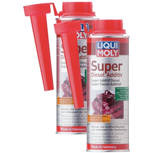 Liqui Moly Super Diesel Additiv Kraftstoff Zusatz 2x 250ml &Ouml;lset Benzin Diesel S