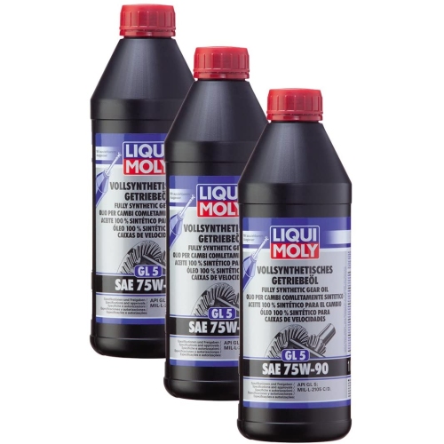 Liqui Moly Getriebe&ouml;l Schaltgetriebe 75W-90 3L 1414 Getriebe &Ouml;l Motor&ouml;l Schalter