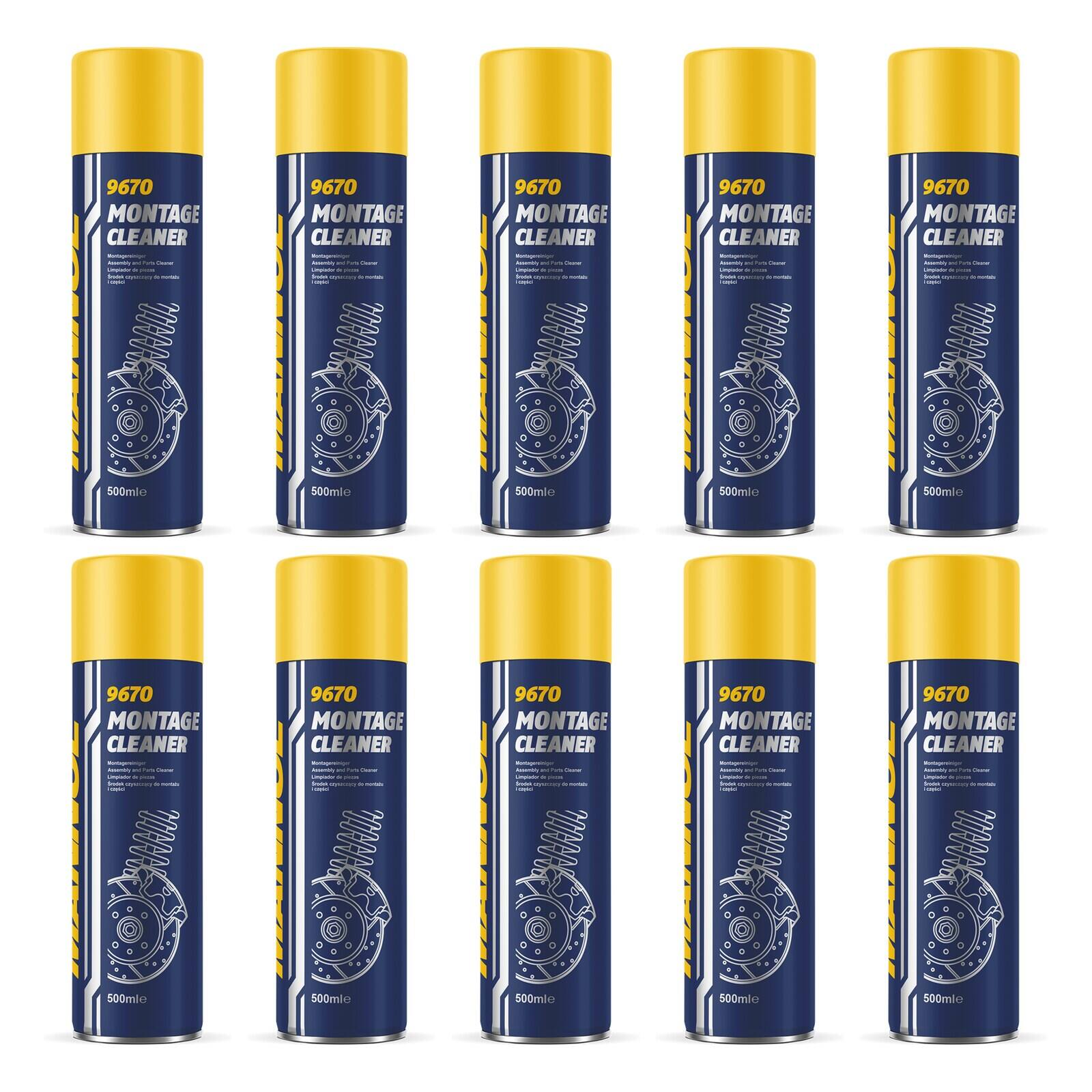 MANNOL 9670 Bremsenreiniger Montage Cleaner 10x 500 ml