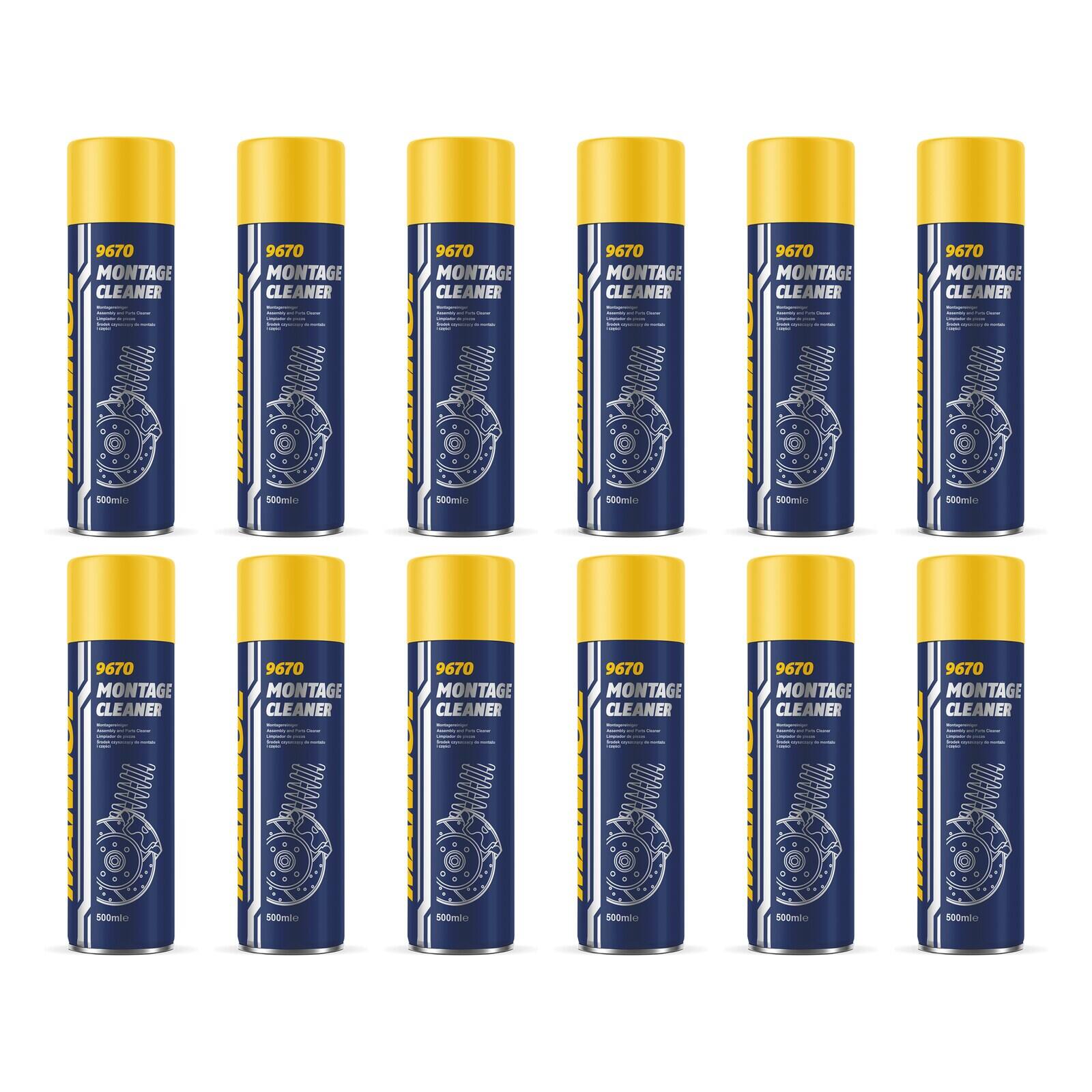 MANNOL 9670 Bremsenreiniger Montage Cleaner 12x 500 ml