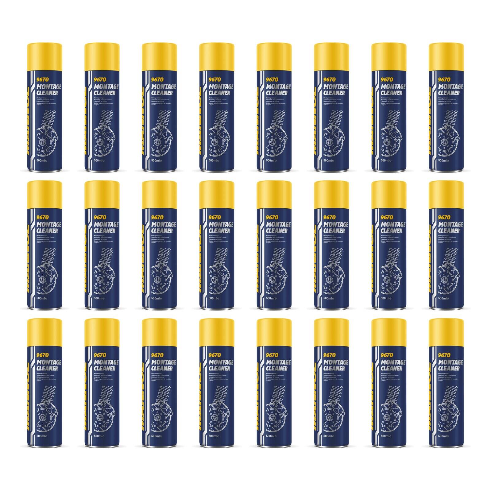 MANNOL 9670 Bremsenreiniger Montage Cleaner 24x 500 ml