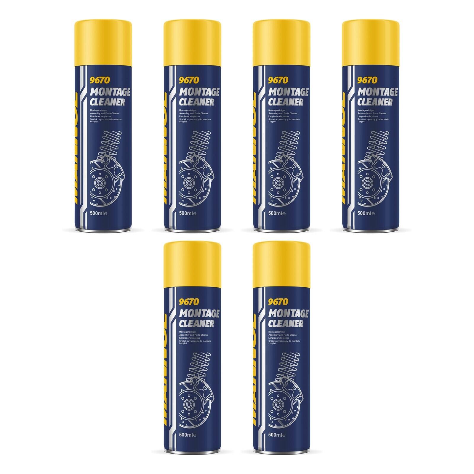 MANNOL 9670 Bremsenreiniger Montage Cleaner 6x 500 ml
