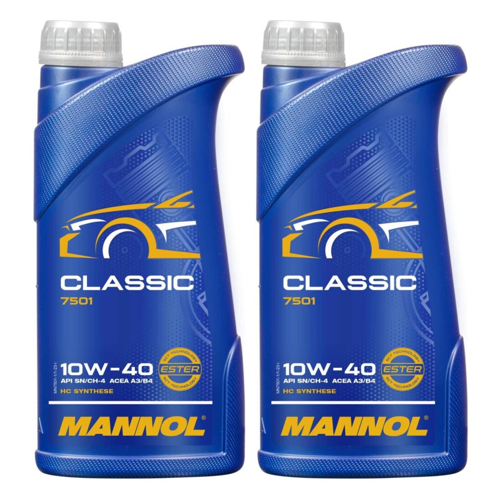 MANNOL MN7501-1 Motor&ouml;l Classic 10W-40 2x 1 Liter