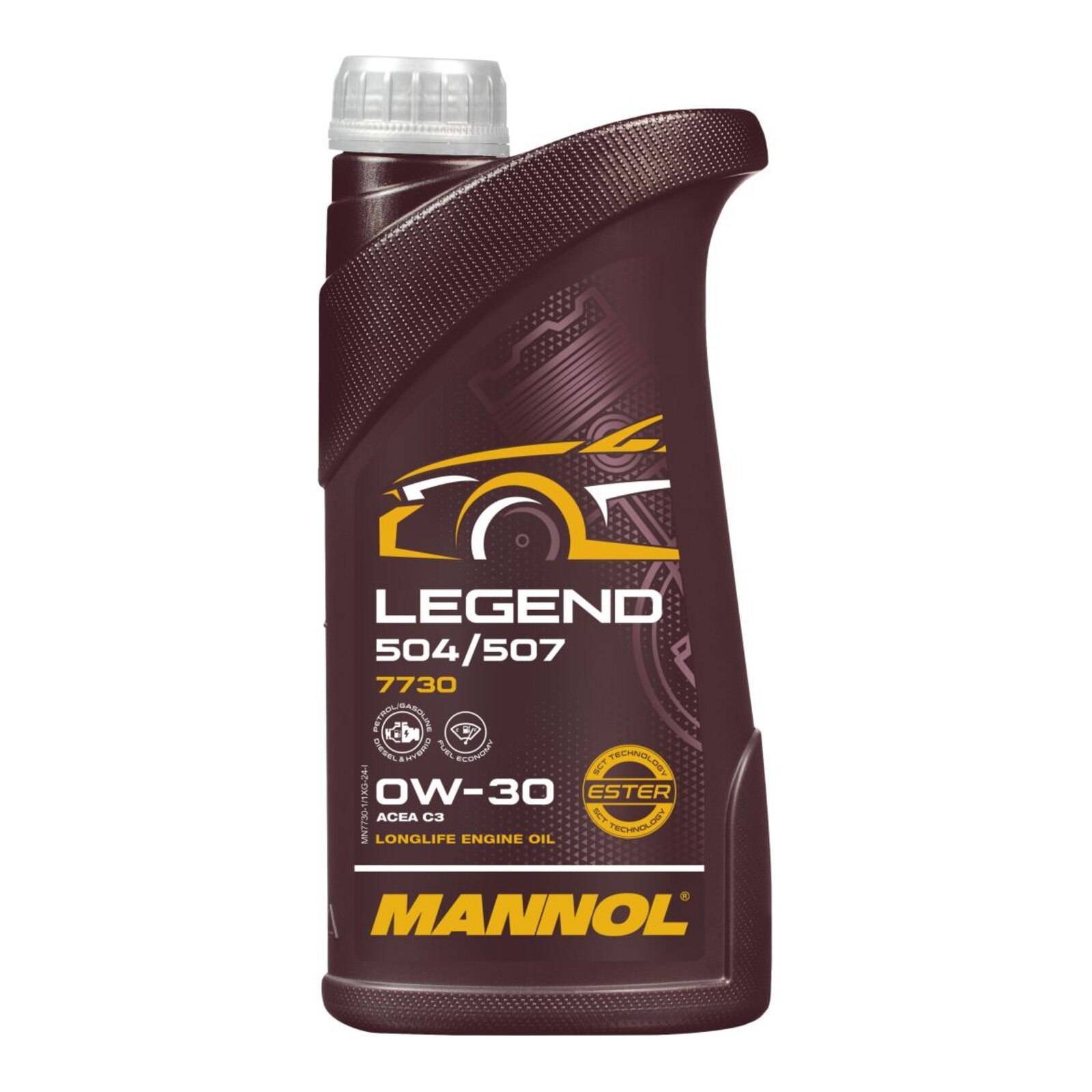 MANNOL MN7730-1 Motor&ouml;l Legend 504/507 0W-30 9x 1 Liter