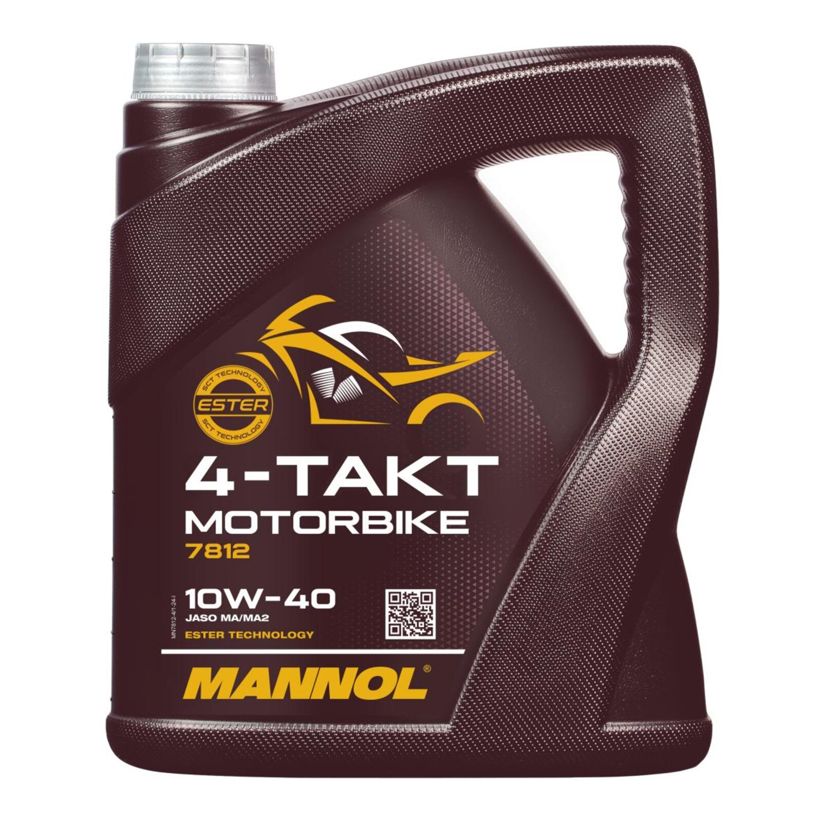MANNOL MN7812-4 Motorrad&ouml;l 4-Takt Motorbike 10W-40 4 Liter