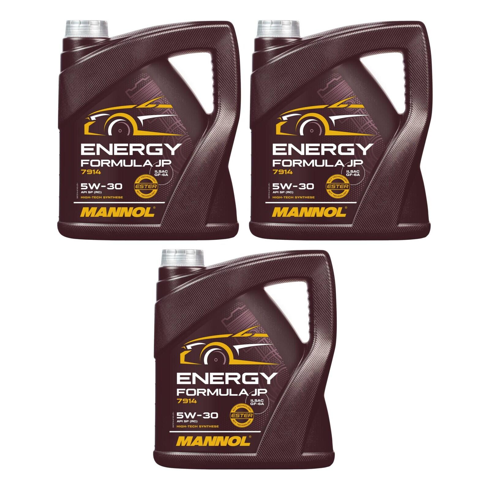 MANNOL MN7914-4 Motor&ouml;l Energy Formula JP 5W-30 3x 4 Liter