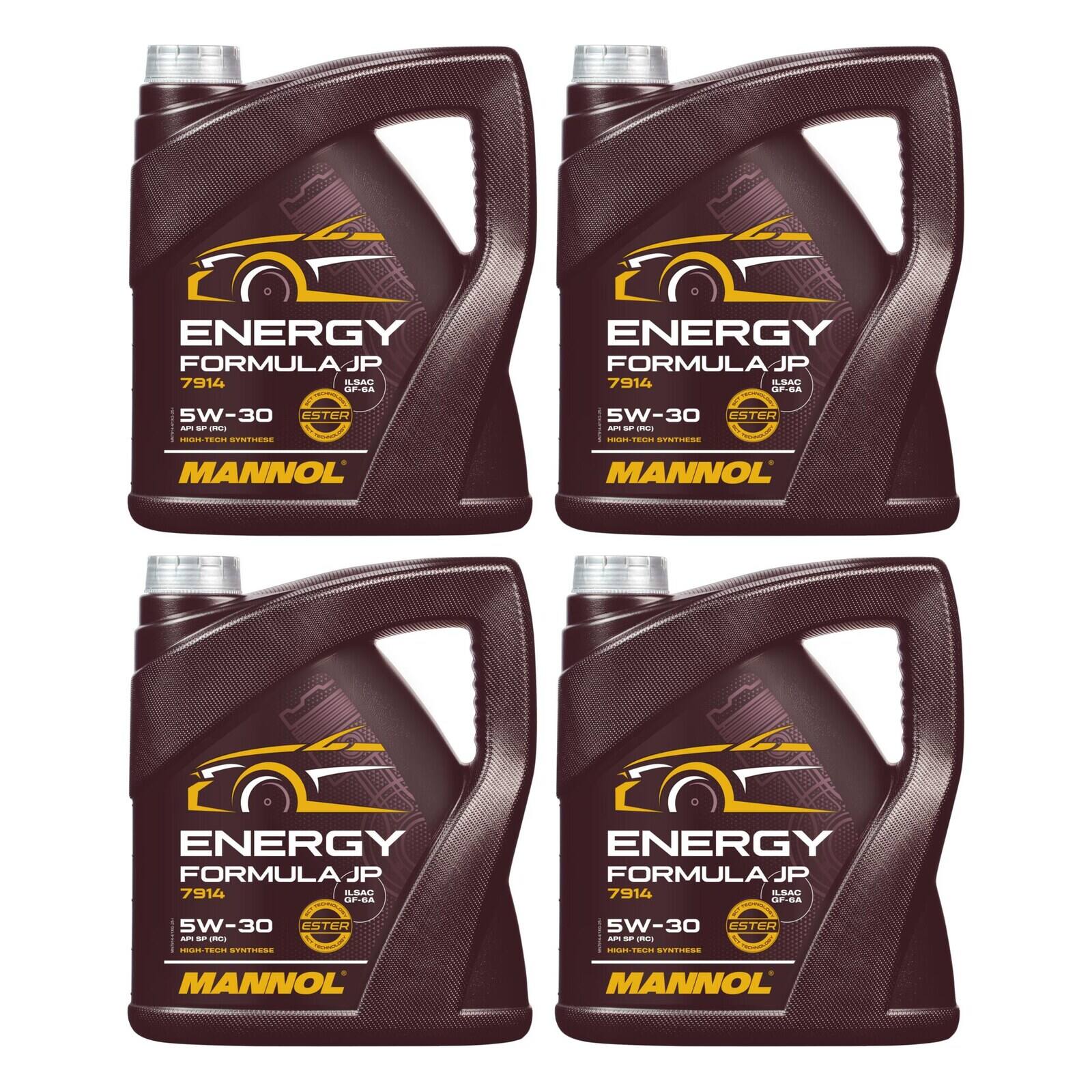 MANNOL MN7914-4 Motor&ouml;l Energy Formula JP 5W-30 4x 4 Liter
