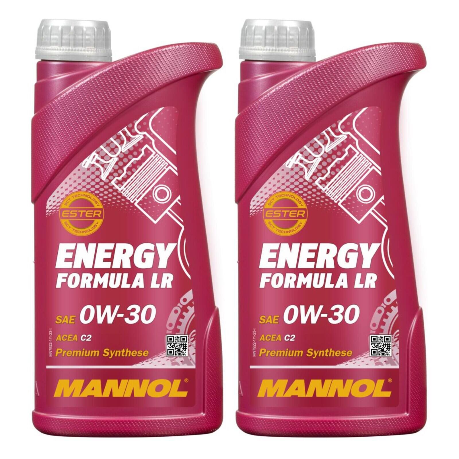 MANNOL MN7922-1 Motor&ouml;l Energy Formula LR 0W-30 2x 1 Liter