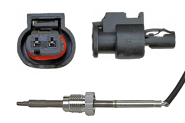Sensor, Abgastemperatur METZGER 0894389 f&uuml;r MERCEDES-BENZ, Abgaskr&uuml;mmer
