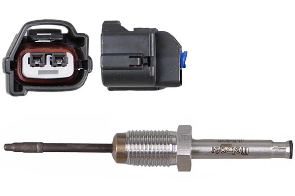 Sensor, Abgastemperatur METZGER 0894870 f&uuml;r NISSAN, nach Katalysator