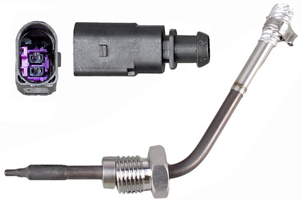 METZGER Sensor, Abgastemperatur 0894977 GREENPARTS f&uuml;r AUDI, vor Abgasturbolader