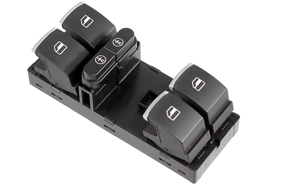 METZGER Schalter, Fensterheber 09161010 GREENPARTS f&uuml;r SEAT VW, fahrerseitig