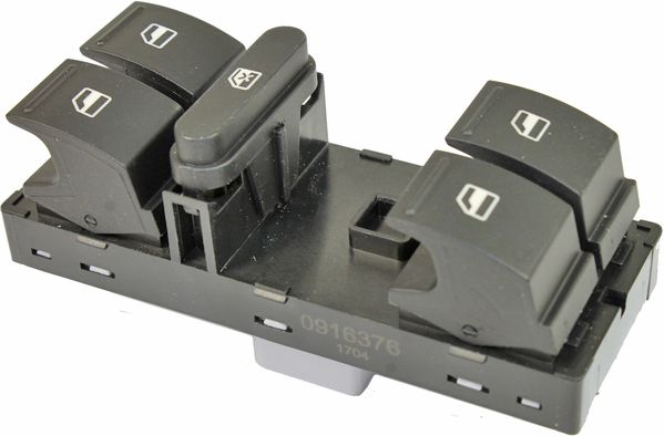 METZGER Schalter, Fensterheber 0916376 GREENPARTS f&uuml;r VAG, fahrerseitig, vorne