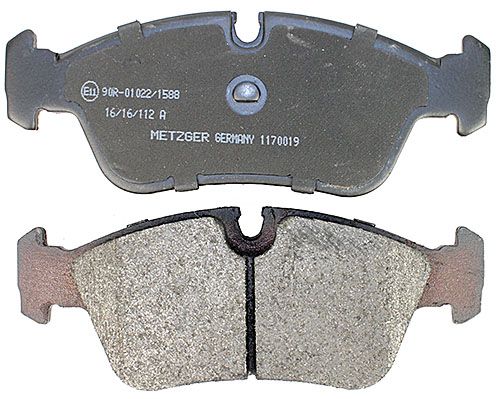 Metzger 1170019 Bremsbelagsatz, Scheibenbremse