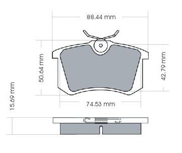 Bremsbelagsatz, Scheibenbremse METZGER 1170022 f&uuml;r AUDI PEUGEOT RENAULT SEAT VAG