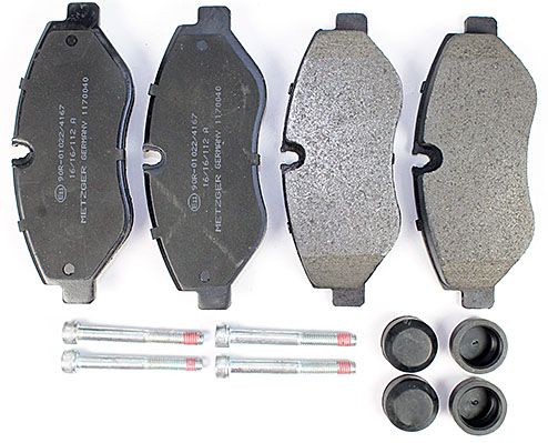 Bremsbelagsatz, Scheibenbremse METZGER 1170040 GREENPARTS f&uuml;r MERCEDES-BENZ VAG