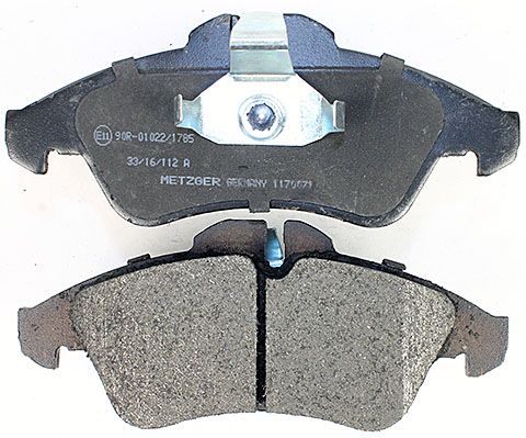 Bremsbelagsatz, Scheibenbremse METZGER 1170071 GREENPARTS f&uuml;r CHRYSLER VAG