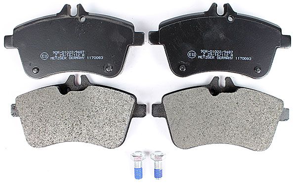 Bremsbelagsatz, Scheibenbremse METZGER 1170083 GREENPARTS f&uuml;r MERCEDES-BENZ