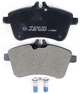 Bremsbelagsatz, Scheibenbremse METZGER 1170083 GREENPARTS f&uuml;r MERCEDES-BENZ