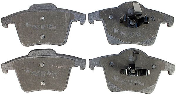 Bremsbelagsatz, Scheibenbremse METZGER 1170142 f&uuml;r VOLVO, Hinterachse