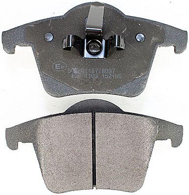 Bremsbelagsatz, Scheibenbremse METZGER 1170142 f&uuml;r VOLVO, Hinterachse