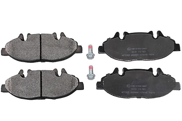Bremsbelagsatz, Scheibenbremse METZGER 1170145 GREENPARTS f&uuml;r MERCEDES-BENZ