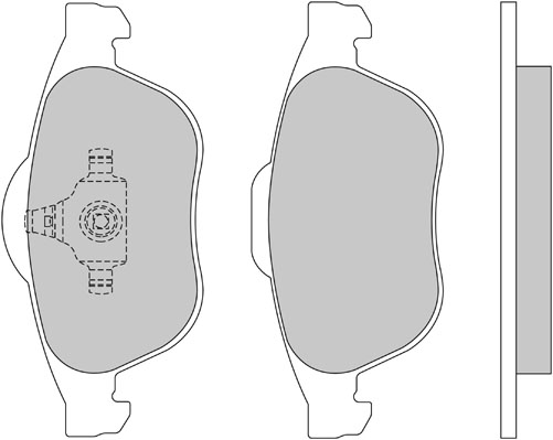 Bremsbelagsatz, Scheibenbremse METZGER 1170161 f&uuml;r RENAULT, Vorderachse