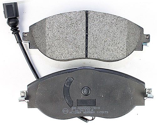 Bremsbelagsatz, Scheibenbremse METZGER 1170173 GREENPARTS f&uuml;r VAG, Vorderachse