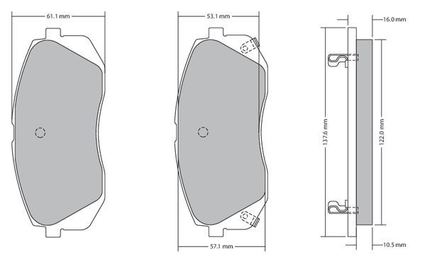 Bremsbelagsatz, Scheibenbremse METZGER 1170186 GREENPARTS f&uuml;r HYUNDAI KIA