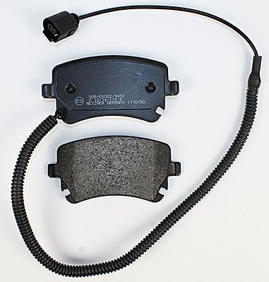 Bremsbelagsatz, Scheibenbremse METZGER 1170190 f&uuml;r VAG, Hinterachse