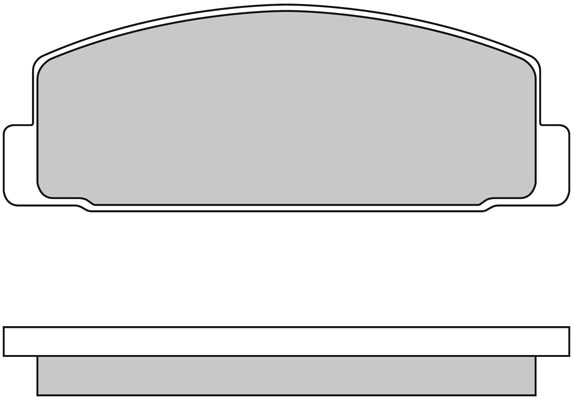 Bremsbelagsatz, Scheibenbremse METZGER 1170206 f&uuml;r MAZDA, Hinterachse