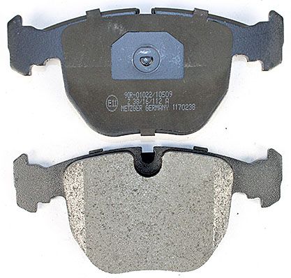 Bremsbelagsatz, Scheibenbremse METZGER 1170238 f&uuml;r BMW, Vorderachse
