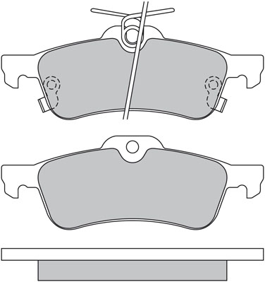 Bremsbelagsatz, Scheibenbremse METZGER 1170247 GREENPARTS f&uuml;r TOYOTA