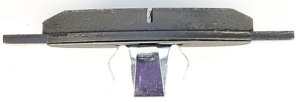 Bremsbelagsatz, Scheibenbremse METZGER 1170249 f&uuml;r FIAT RENAULT, Vorderachse