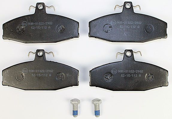 Bremsbelagsatz, Scheibenbremse METZGER 1170286 f&uuml;r SKODA VW, Vorderachse