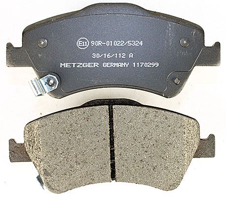 Bremsbelagsatz, Scheibenbremse METZGER 1170299 GREENPARTS f&uuml;r TOYOTA