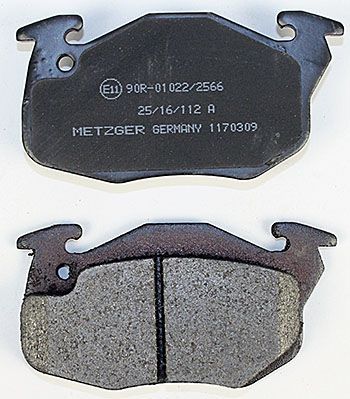 Bremsbelagsatz, Scheibenbremse METZGER 1170309 f&uuml;r PEUGEOT RENAULT, Vorderachse