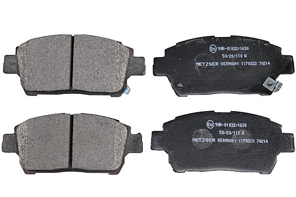 Bremsbelagsatz, Scheibenbremse METZGER 1170322 GREENPARTS f&uuml;r TOYOTA