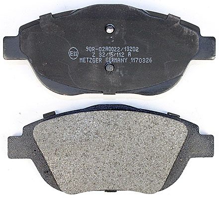 Bremsbelagsatz, Scheibenbremse METZGER 1170326 GREENPARTS f&uuml;r CITRO&Euml;N OPEL DS