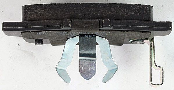 Bremsbelagsatz, Scheibenbremse METZGER 1170328 f&uuml;r HONDA, Hinterachse