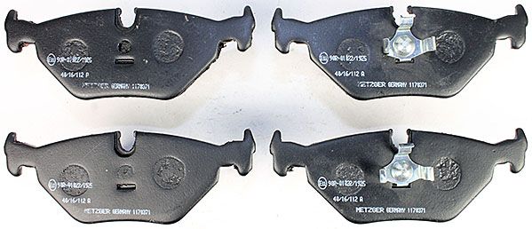 Bremsbelagsatz, Scheibenbremse METZGER 1170371 f&uuml;r BMW, Hinterachse