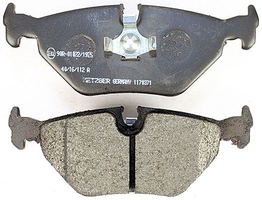 Bremsbelagsatz, Scheibenbremse METZGER 1170371 f&uuml;r BMW, Hinterachse