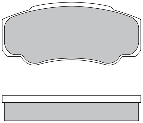 Bremsbelagsatz, Scheibenbremse METZGER 1170381 f&uuml;r CITRO&Euml;N FIAT, Hinterachse