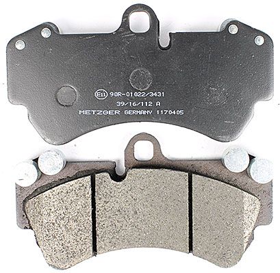 Bremsbelagsatz, Scheibenbremse METZGER 1170405 GREENPARTS f&uuml;r PORSCHE VW